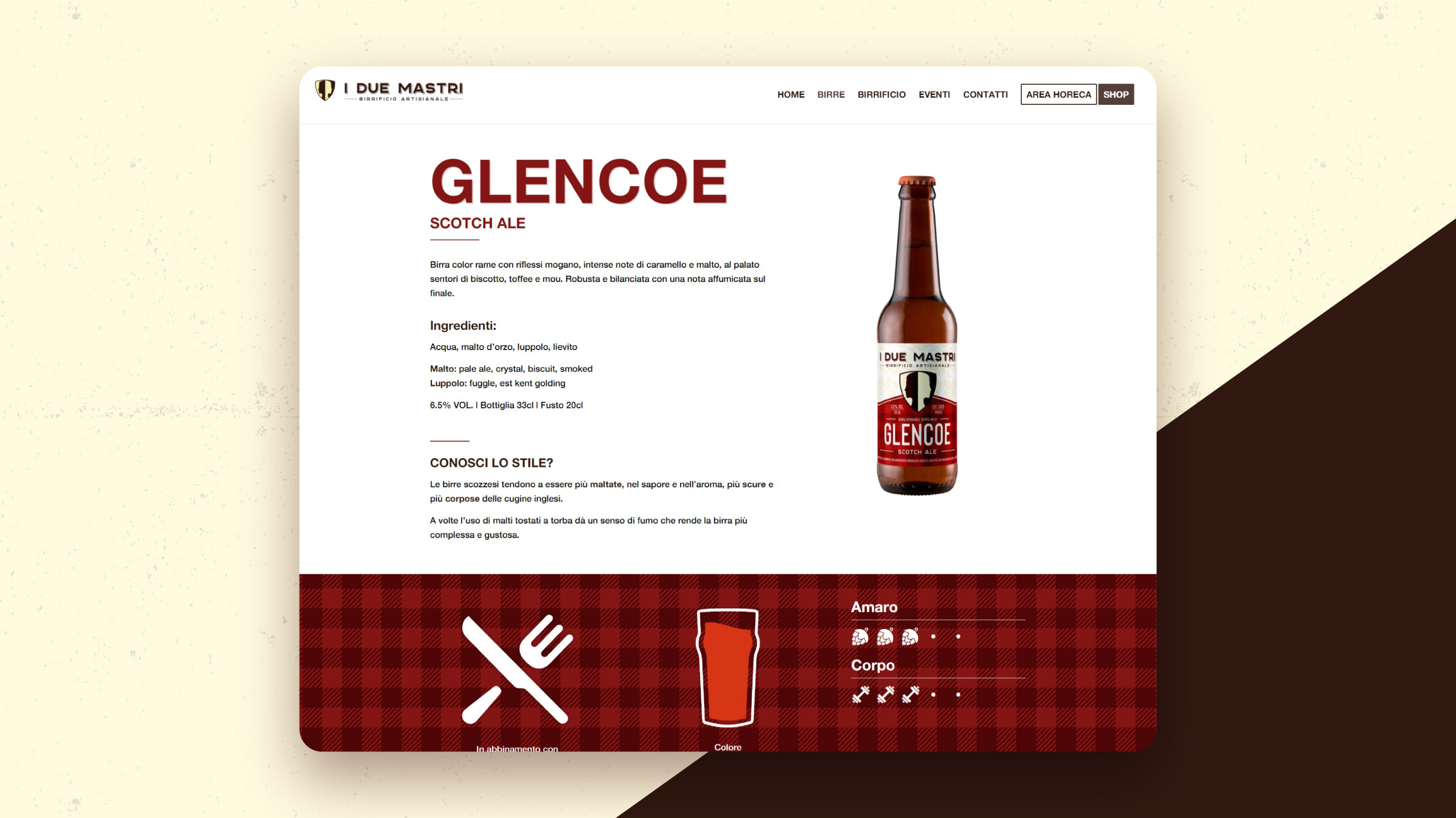 Birrificio I Due Mastri Website - by Taak Web Agency Prato