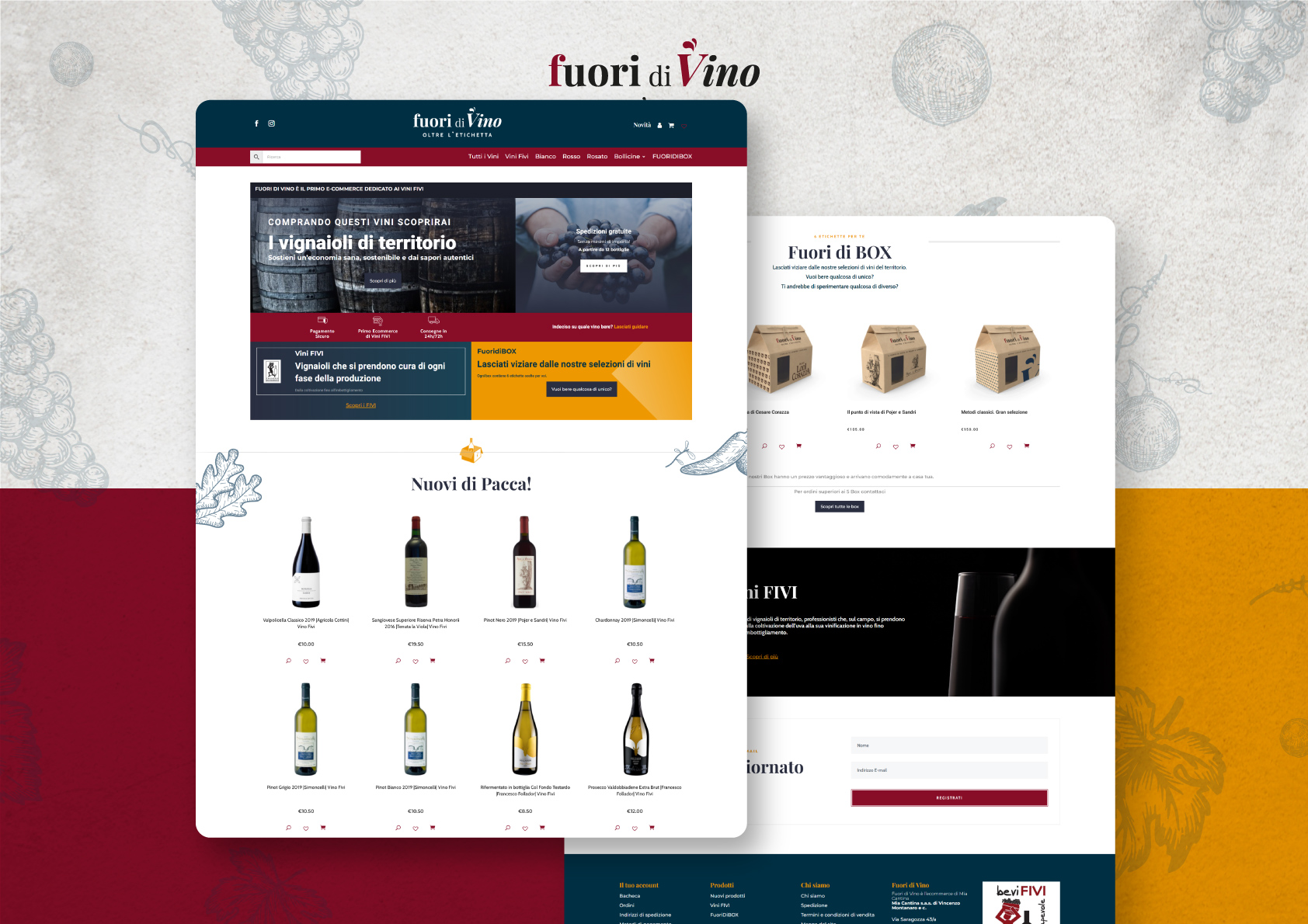 Fuori di Vino Taak Web Agency Ecommerce Desktop 1