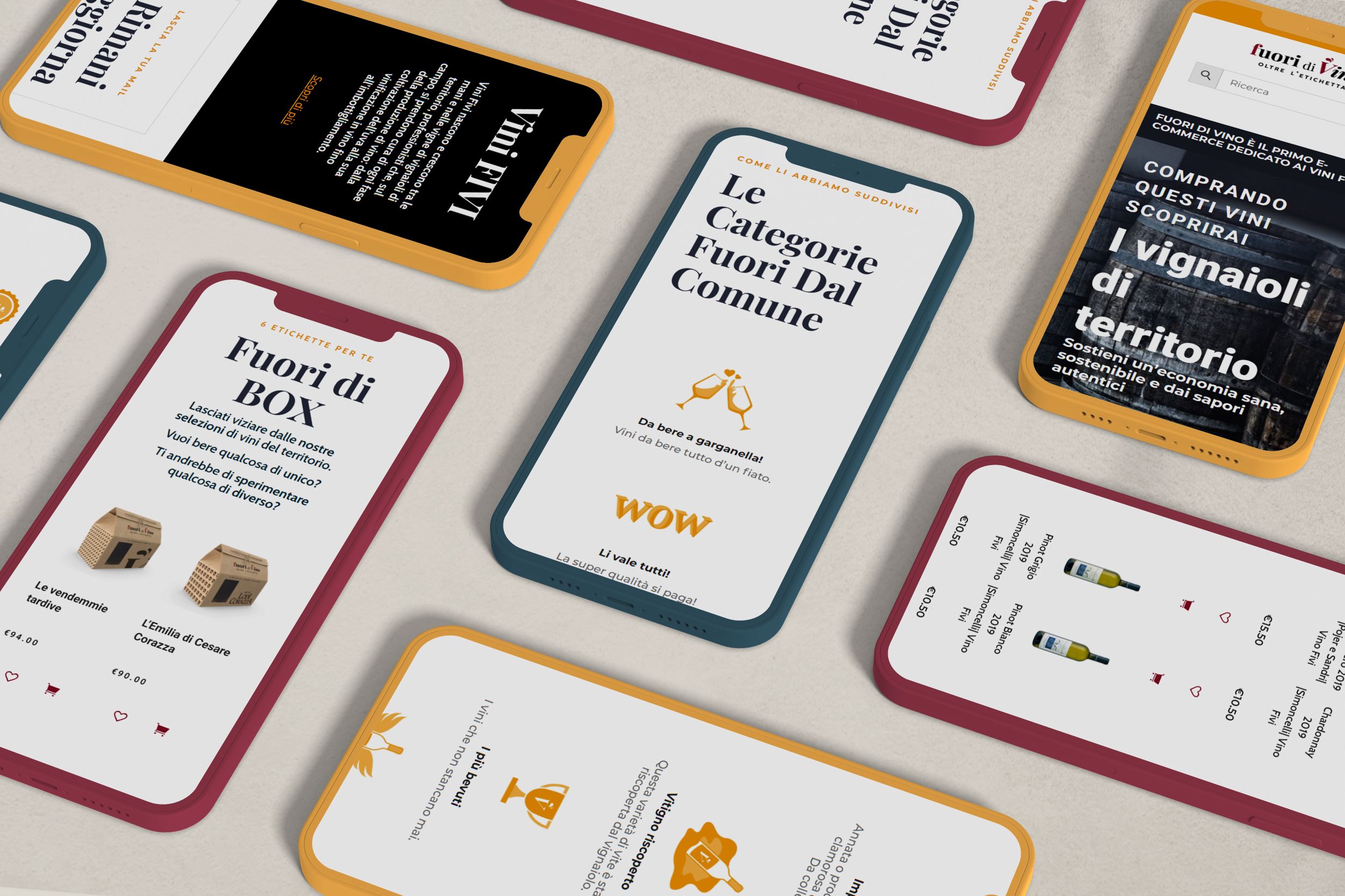 Fuori di Vino Taak Web Agency Ecommerce Mobile