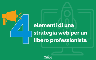4 elementi di una strategia web per un libero professionista