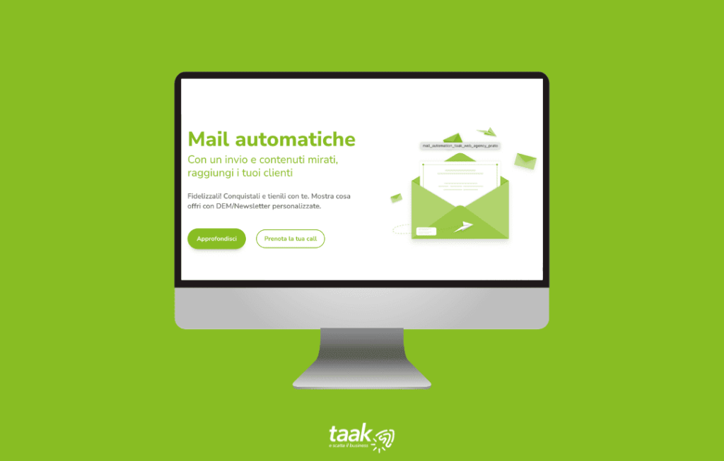 mail automatiche . taak